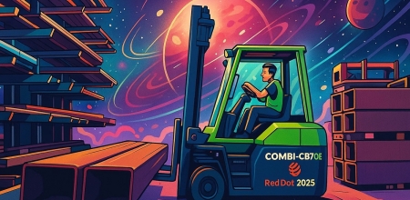 Электрический погрузчик Combi-CB70E удостоен премии Red Dot 2025
